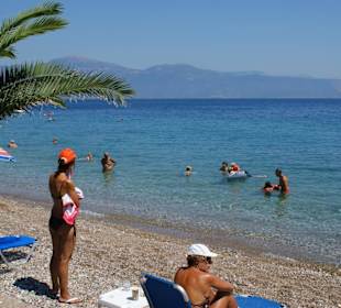 At the beach of Longos-Egialia-Peloponnese