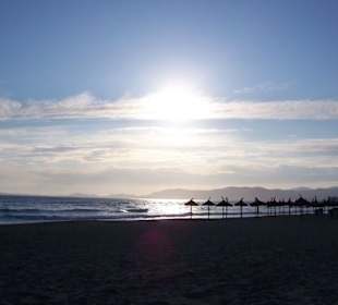 Sonnenuntergang am Strand