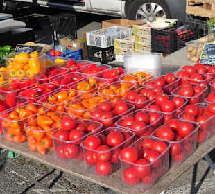 Impressionen vom Wochenmarkt Saint-Cyprien-Plage