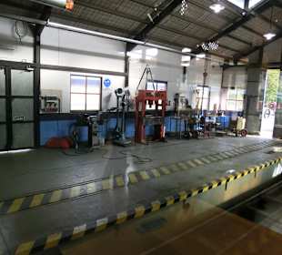 Werkstatt der kleinen Bahn