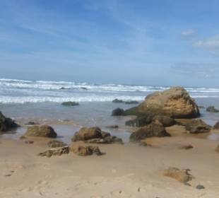 Praia de Monte Clérigo an der Westalgarve