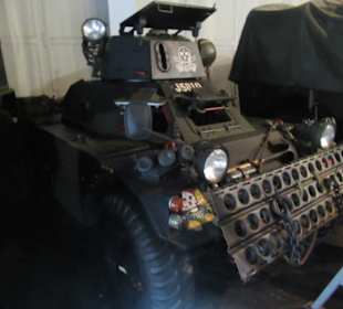 In den Hallen des Militärmuseums Lesany