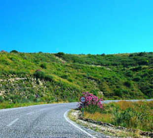 Anfahrt zum Staudamm von Side nach Manavgat