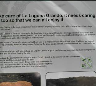 Warnhinweis auf die Natur