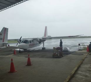 Airline die auf die Insel fliegt