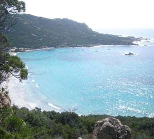 La baia vista dall'alto