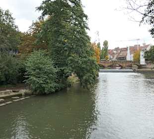 Blick zur Pegnitz in Nürnberg