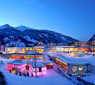 Alpentherme Gastein Winter Panorama