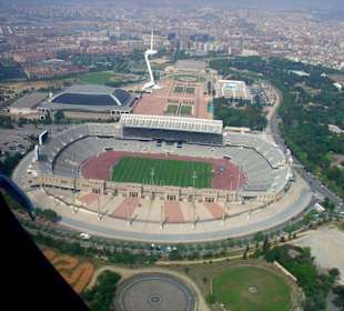 Olympiastadion von oben