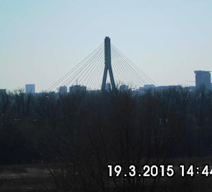 Warszawski Skyline z praskiej strony.