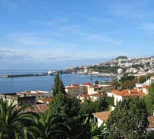 Blick über den Hafen von Funchal