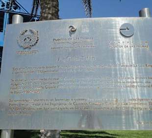 Infotafel zum Titan Kran