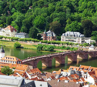 Der schöne Ausblick vom Schloss