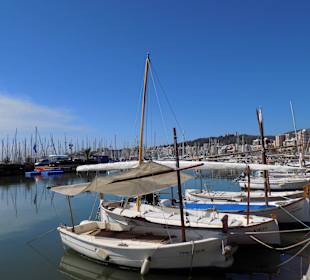 Hafen von Palma de Mallorca im März 17