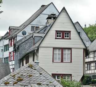 Bei einem Altstadt-Bummel durch Monschau