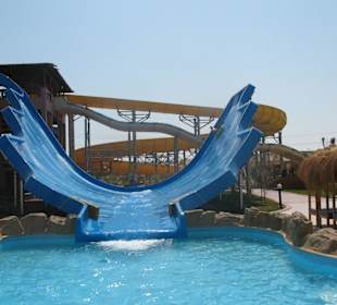 Eine von vielen Rutschen im Aqua Park