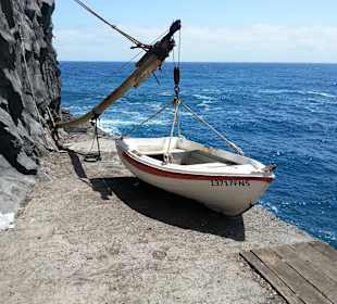 "Cais Antiga", der alte Hafen von Calhau/Sao Jorge