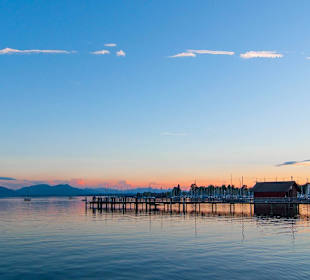 Sonnenuntergang am Chiemsee