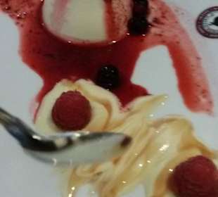 Panacotta mit Früchten