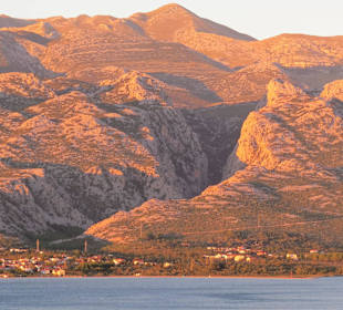 Blick zum kleinen Paklenica