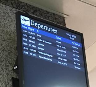 Wenige Flüge Juni 20