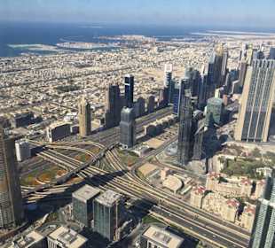 Aussicht vom Burj Khalifa 