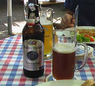 Mit Weißbier gehts ganz gut
