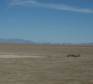 Weiterfahrt durch die Mojave Wüste