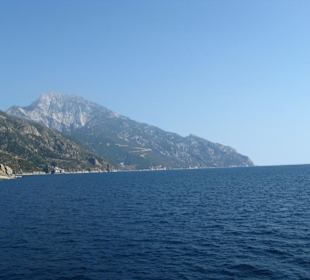 Rejs wokół brzegów Athos