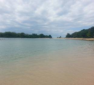 Blick auf die erste Halbinsel
