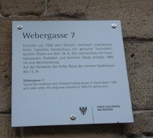 Historisches Gebäude Webergasse 7