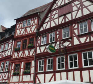 Schöne Fachwerkhäuser in der Hauptstraße