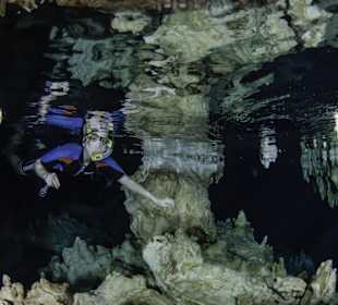 Schnorchel in Cenote