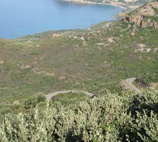 Landstraße von Alghero nach Bosa