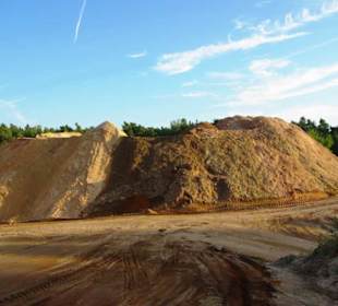 Bauschutt als Hinternis