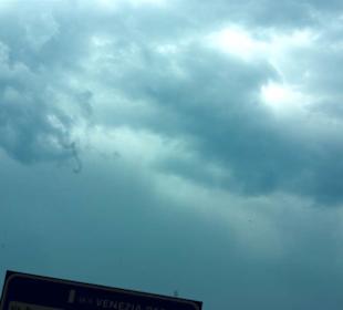 Der Himmel schaut nicht gut aus