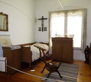 Das Schlafzimmer von Pfarrer Kneipp