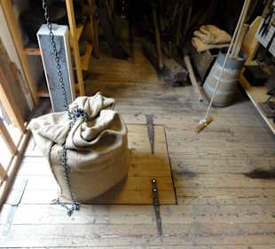 Sackaufzug in der Wassermühle Meyenburg