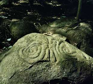 Petroglyphe bei der Finca Magdalena