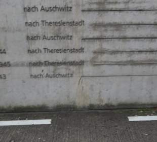 Gedenkstätte „Zeichen der Erinnerung“ Nordbahnhof