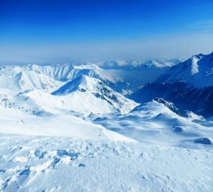 Skigebiet Ischgl: Panorama Richtung Samnaun