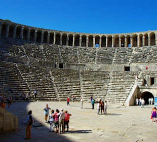 Aspendos An/Abfahrt Landschaft