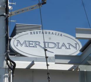 Das Restaurant Meridian Molo auf der Seebrücke