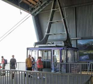 Bahn der Aussichtsplattform Alpspitz oben