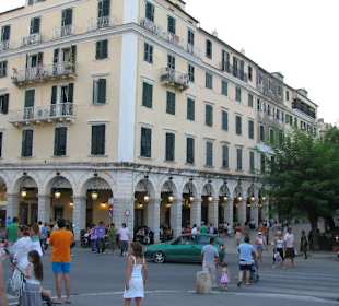 An der Esplanade in Korfu