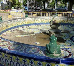 Der Brunnen auf dem "Entenplatz"