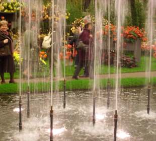 Weiheranlage mit Springbrunnen