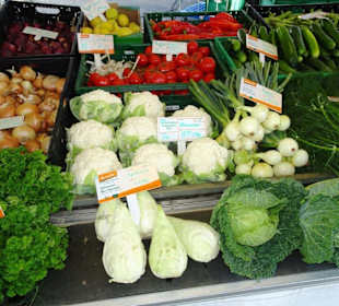 Impressionen des Wochenmarkt in Luxemburg Stadt