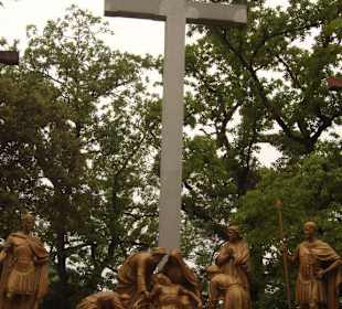 Station auf dem Kreuzweg