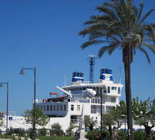 Fähre zur Insel Cabrara